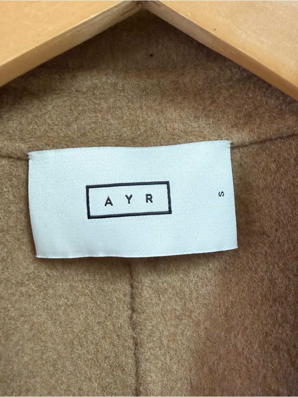 AYR Camel Wool-Blend Single-Button Blazer - Picture 4 of 5